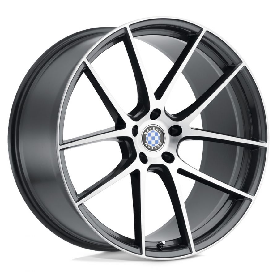Beyern<br>Ritz Gloss Gunmetal Brushed Face (20x10)
